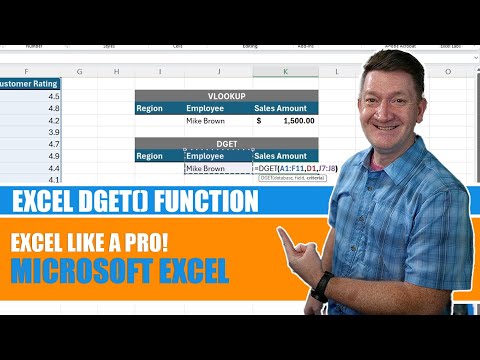 Mastering the DGET Function in Excel: A Hidden Gem for Powerful Data Lookups!