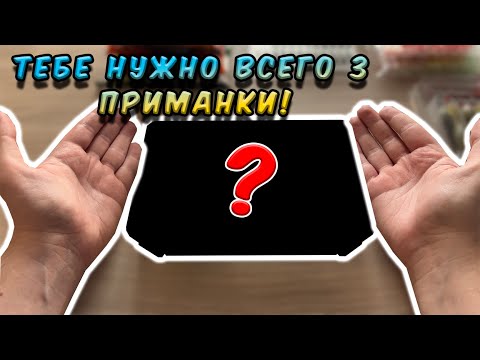 Всего 3 приманки и ты поймаешь любого хищника!