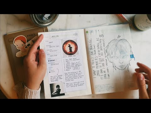 A full Hobonichi Avec flip through~ six months of analogue archiving °~