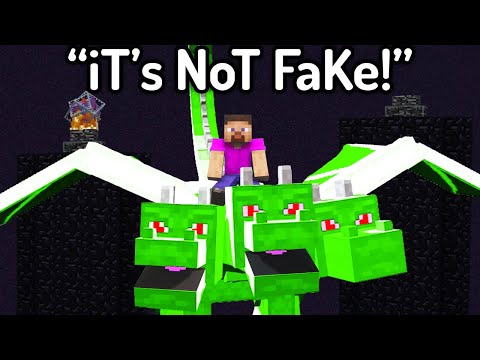 The FUNNIEST FAKE Minecraft Speedruns EVER...