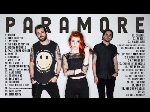 #Paramore Greatest Hits Full Album ~ Best Of #Paramore Playlist