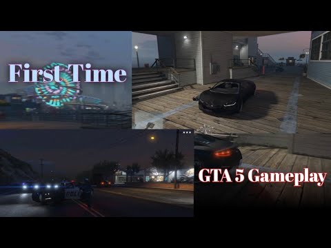 First Time GTA 5 Gameplay 🖤🔥 | GTA 5 | Gameplay | Vice City | PC Game |