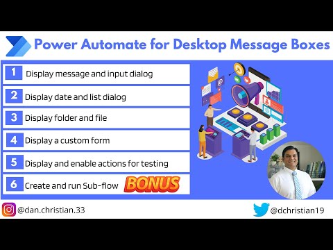 Power Automate for Desktop Message Boxes