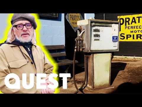 Henry Cole Transforms This Retro Petrol Pump Into A Stunning Vintage Masterpiece | Shed & Buried
