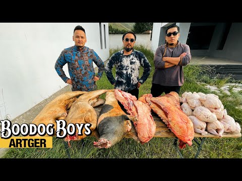 Boodog Boys Serve a Century: CHICKEN BOODOG First Time Ever! Grilled Brisket & Lamb | Boodog Boys