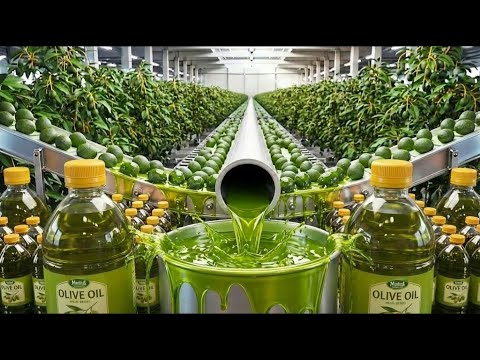 Inside the 2,000,000 LB Olive Plant – INSANE Liquid Gold Extraction Process!