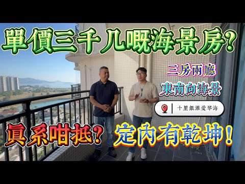 伬價300幾 平方價3000幾的海景房？｜低價的背後到底有什麼？｜惠州十里銀灘三期愛琴海 東南向三房兩廳｜千金難買東南向｜#home #房地产 #房地產 #十里銀灘