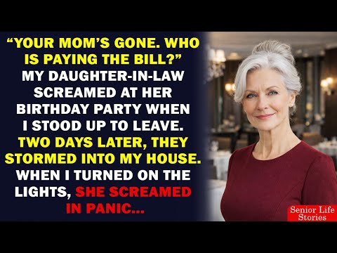 “Your Mom’s Gone! Who’s Paying the Bill?” My DIL Screamed At Her Birthday Party | Revenge Stories
