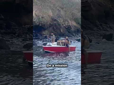 Getting a freezer to a remote valley #frenchpolynesia