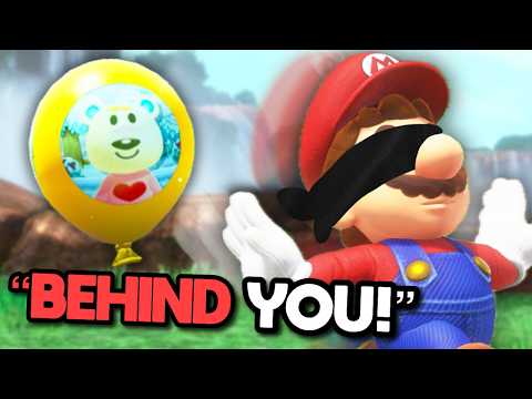 Luigi's Balloon World, but we're BLINDFOLDED...