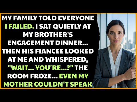My Family Said I Failed — Then My Brother’s Fiancée Looked at Me and Said: “You’re the Founder?”