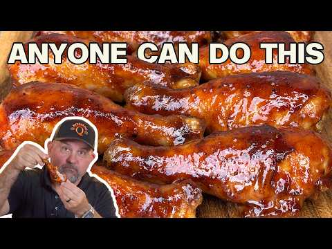 I Taught A Beginner How To Smoke THE EASIEST Chicken Legs