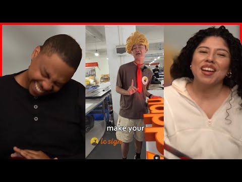 TONY FROM LC SIGNS TIKTOK COMPILATION REACTION