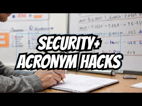 How to Memorize and Understand Security+ Acronyms
