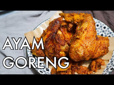 Ayam Goreng Rempah | This FRIED CHICKEN stays crispy for hours
