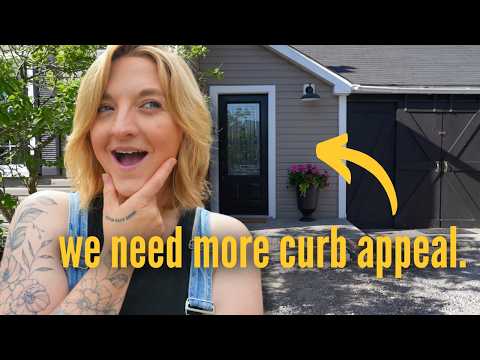 DIY FRONT DOOR MAKEOVER ON A BUDGET! Pt. 2