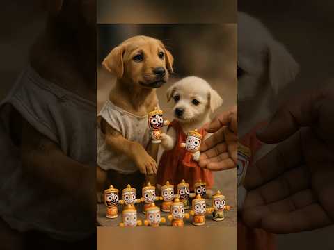 Poor puppies celebrate their Ram Navami by hard work. #shorts #cutepuppy #cutedog #dostpappu