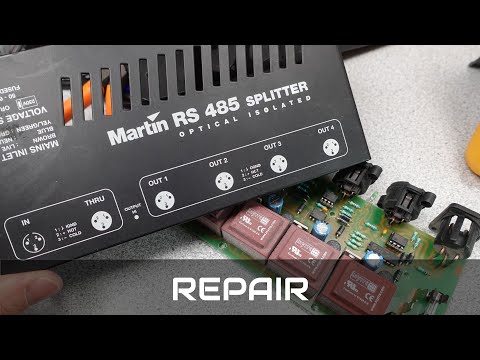 Repair of DMX Lighting Optical Isolator