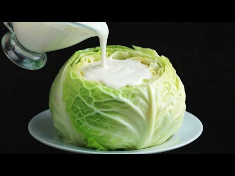 🔥 Don’t cook cabbage until you see this recipe! A delicious and simple meal in 10 minutes