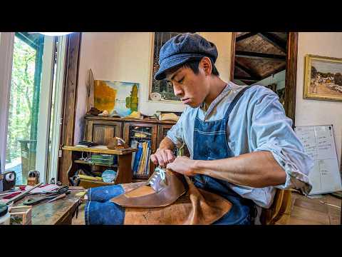 The world's foremost leather shoemaker, Leather Shoe Making by Japanese Hishinuma