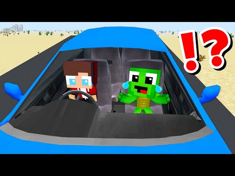 JJ and Mikey LOST PARENTS CHALLENGE in Minecraft / Maizen animation