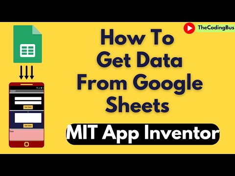 How to get google sheet data in MIT App Inventor app.
