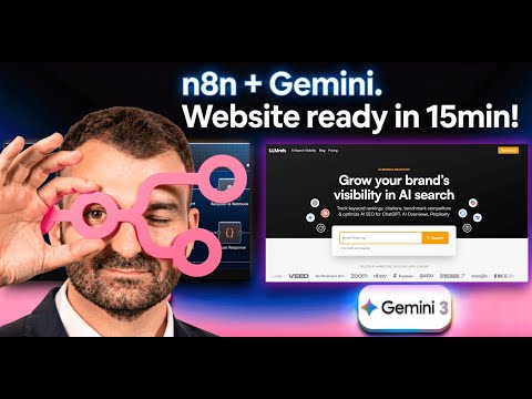 n8n + Gemini 3.0 cheatcode. Build Websites in less Than 15 Minutes!