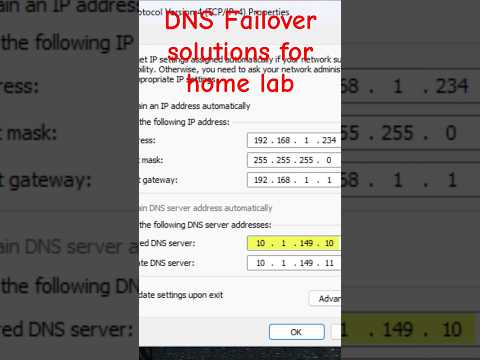 DNS failover solutions for home lab