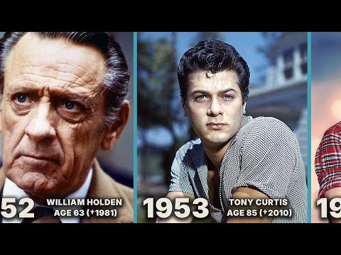 The Most Beautiful Actors: Then and Now (Every Year 1950-2000)