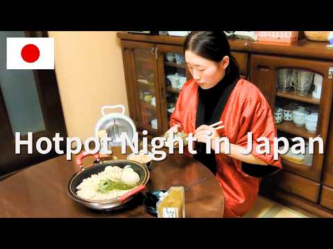 Japanese Real Life | Making Hotpot for dinner | Vlog