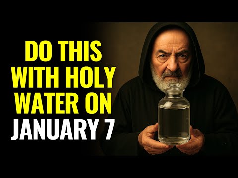 DO THIS WITH HOLY WATER IN THE FIRST 7 DAYS OF THE YEAR — PADRE PIO REVEALS WHY