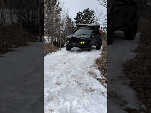 4Runner Fighting for Traction in Snow