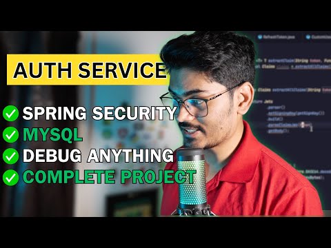 EP12 - Spring boot and security with Jwt Authentication, access and refresh tokens | Backend mastery
