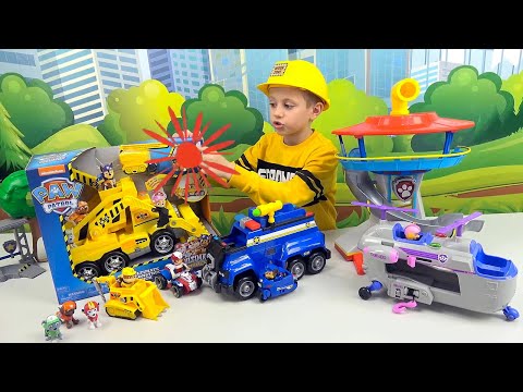 ЩЕНЯЧИЙ ПАТРУЛЬ все серии подряд! Райдер, Гонщик, Маршал, Крепыш, Рокки и Зума  Даник и PAW PATROL