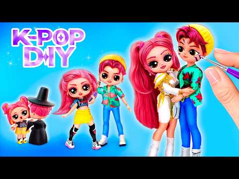DIYs Inspired by K-Pop Demon Hunters | Doll Makeover Crafts