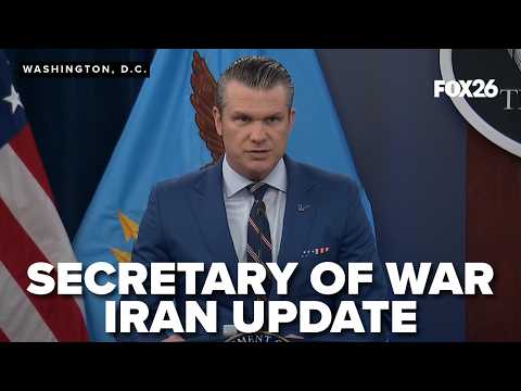 Secretary of War Pete Hegseth provides an update on the war with  Iran