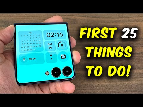 Samsung Galaxy Z Flip 7 - First 25 Things To Do (Tips and Tricks)
