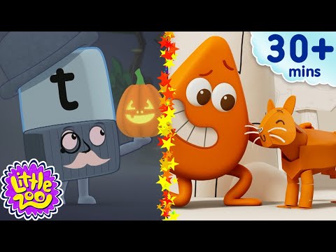 🦇 Bats , Cats and Everything Halloween! 😺 | Learn to Count, Read, Code, & Code | Learningblocks