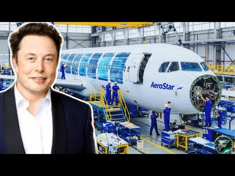 Inside Elon Musk’s Aircraft Factory: Building the $350M Next-Gen Electric Jet (Full Process)