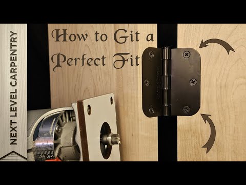 Perfect Mortises for Round Corner Hinges