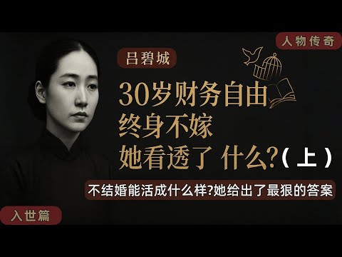 【萬字精讀】骨灰餵魚？她為何連「圓滿人生」都不要｜呂碧城 （#呂碧城 #不婚 #財務自由 #獨立女性 #民國人物 #女校長 #女編輯 #女性成長 #人物傳記 #人物傳奇 #民國史 ）