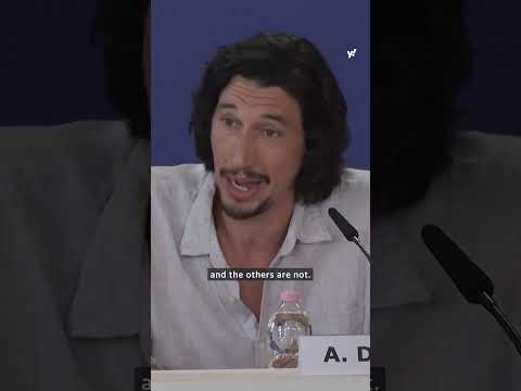 Adam Driver speaks out in support of the SAG-AFTRA strike while at the Venice Film Festival #shorts