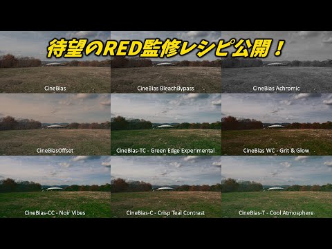 [RED Supervised] Imaging Recipe Released! Download now and check the color