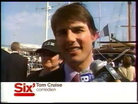 Tom Cruise et Katie Holmes en France "Six Minutes" 2005