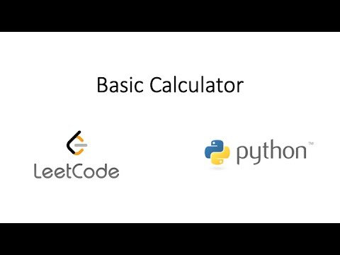 Leetcode - Basic Calculator (Python)