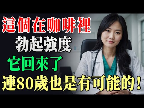 泌尿科醫師鄭敏浩親授：咖啡裡加這個，即使80歲也能重拾鋼鐵硬度，一天一杯見效！