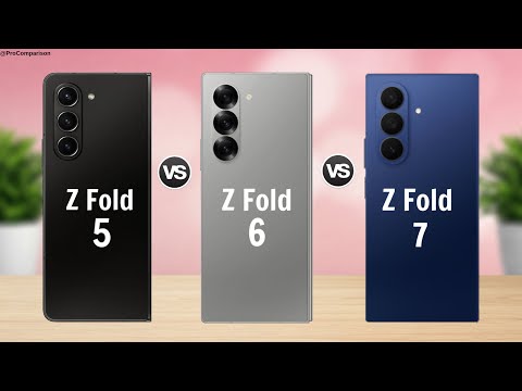 Galaxy Z Fold 5 vs Galaxy Z Fold 6 vs Galaxy Z Fold 7 || Full Comparison