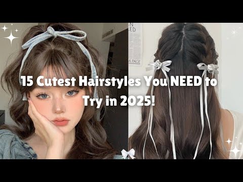 15 Easy & Cute Hairstyles for 2025 | Must-Try Looks! 🎀