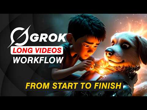 How I Made a LONG YouTube Video Using FREE Grok AI Video Generator (Full Workflow) XAI GROK Video