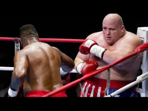 Larry HOLMES (USA) vs Eric "BUTTERBEAN" Esch (USA) | BOXING fight, HD